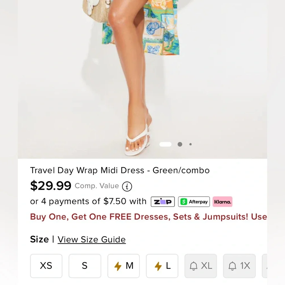 Fashion Nova Multicolor Tropical Print Travel Dress - Picture 4 of 7